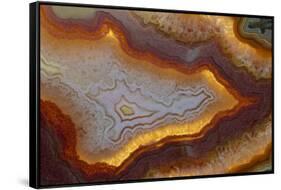 Banded Agate, Sammamish, Washington-Darrell Gulin-Framed Stretched Canvas