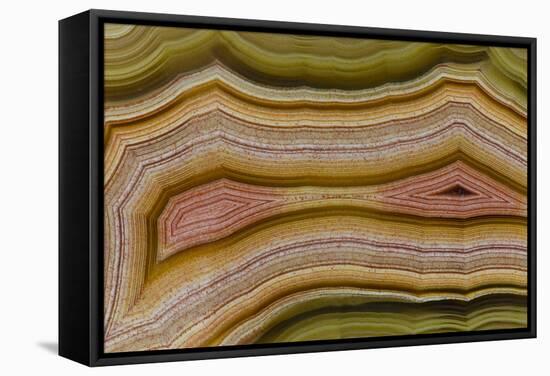 Banded Agate, Sammamish, Washington-Darrell Gulin-Framed Stretched Canvas