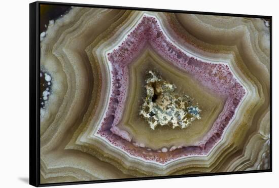 Banded Mexican Agate, Sammamish, WA-Darrell Gulin-Framed Stretched Canvas