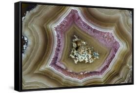 Banded Mexican Agate, Sammamish, WA-Darrell Gulin-Framed Stretched Canvas