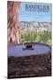 Bandelier National Monument, New Mexico - Alcove House Kiva-Lantern Press-Mounted Art Print