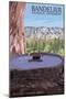 Bandelier National Monument, New Mexico - Alcove House Kiva-Lantern Press-Mounted Art Print