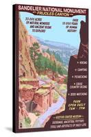 Bandelier National Monument, New Mexico - Day Scene-Lantern Press-Stretched Canvas