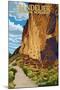 Bandelier National Monument, New Mexico - The Long House-Lantern Press-Mounted Art Print