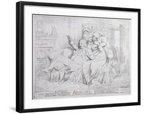 Bandelures, Published by S.W. Fores in 1791-James Gillray-Framed Giclee Print