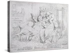 Bandelures, Published by S.W. Fores in 1791-James Gillray-Stretched Canvas