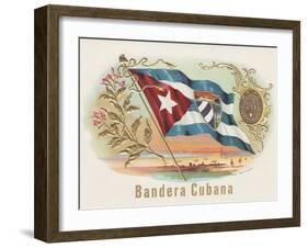 Bandera Cubana-Art Of The Cigar-Framed Giclee Print