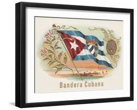 Bandera Cubana-Art Of The Cigar-Framed Giclee Print