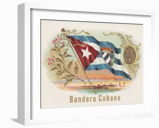 Bandera Cubana-Art Of The Cigar-Framed Giclee Print