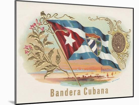 Bandera Cubana-Art Of The Cigar-Mounted Giclee Print