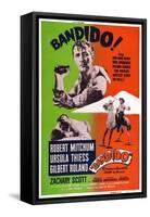 Bandido, Robert Mitchum, 1956-null-Framed Stretched Canvas
