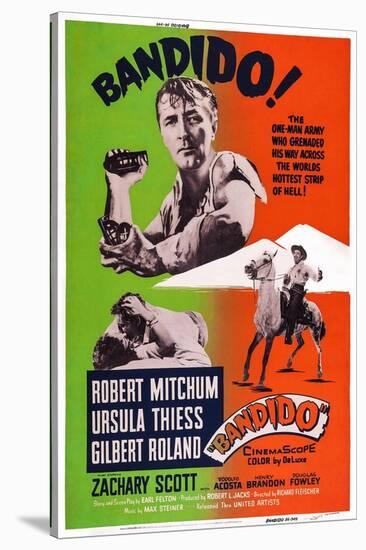 Bandido, Robert Mitchum, 1956-null-Stretched Canvas