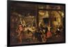 Bandits Attacking a Peasant Family in an Interior-Sebastian Vrancx-Framed Giclee Print