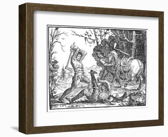 Bandits in Germany-Hans Ulrich Franck-Framed Art Print