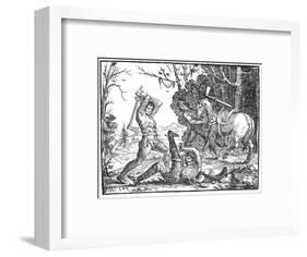 Bandits in Germany-Hans Ulrich Franck-Framed Art Print