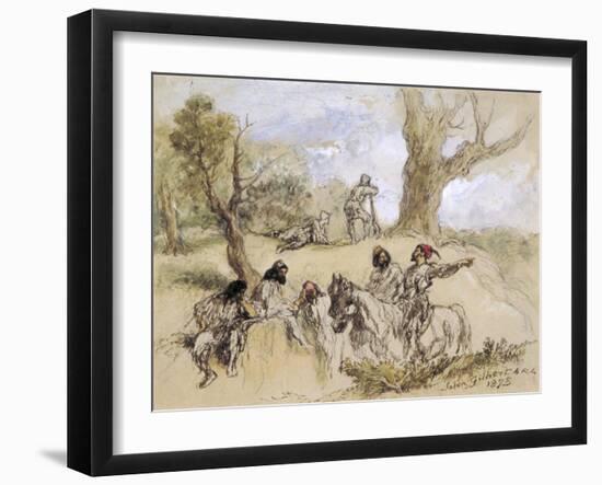 Banditti, 1873-John Gilbert-Framed Giclee Print