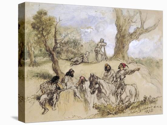Banditti, 1873-John Gilbert-Stretched Canvas