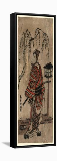 Bando Hikosaburo-Torii Kiyomitsu-Framed Stretched Canvas