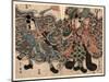 Bando Mitsugoro to Bando Minosuke-Utagawa Toyokuni-Mounted Giclee Print