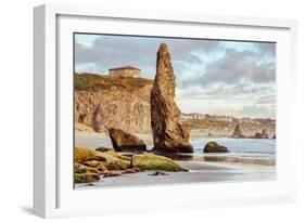 Bandon Beach Life, Oregon Coast-Vincent James-Framed Photographic Print