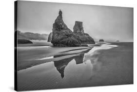 Bandon Beach, Oregon-John Ford-Stretched Canvas