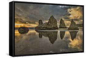 Bandon Beach, Oregon-John Ford-Framed Stretched Canvas