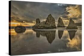 Bandon Beach, Oregon-John Ford-Stretched Canvas