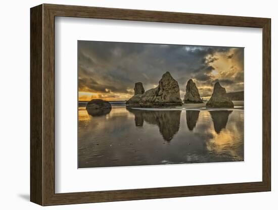 Bandon Beach, Oregon-John Ford-Framed Photographic Print