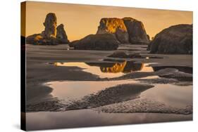 Bandon Beach, Oregon-John Ford-Stretched Canvas