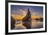 Bandon Beach, Oregon-John Ford-Framed Photographic Print