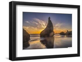 Bandon Beach, Oregon-John Ford-Framed Photographic Print