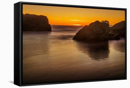 Bandon Beach, Oregon-John Ford-Framed Stretched Canvas