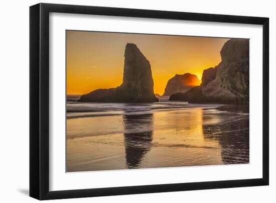 Bandon Beach, Oregon-John Ford-Framed Photographic Print