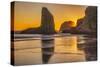 Bandon Beach, Oregon-John Ford-Stretched Canvas