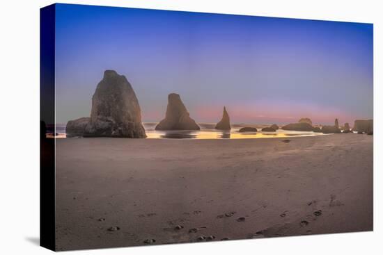 Bandon Beach, Oregon-John Ford-Stretched Canvas