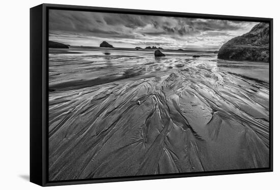 Bandon Beach, Oregon-John Ford-Framed Stretched Canvas