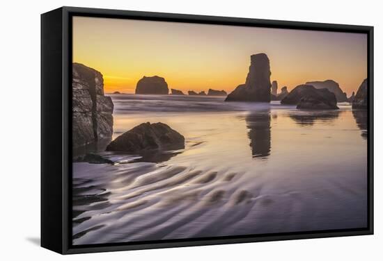 Bandon Beach, Oregon-John Ford-Framed Stretched Canvas