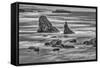 Bandon Beach, Oregon-John Ford-Framed Stretched Canvas