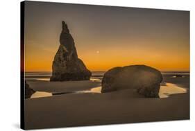 Bandon Beach, Oregon-John Ford-Stretched Canvas