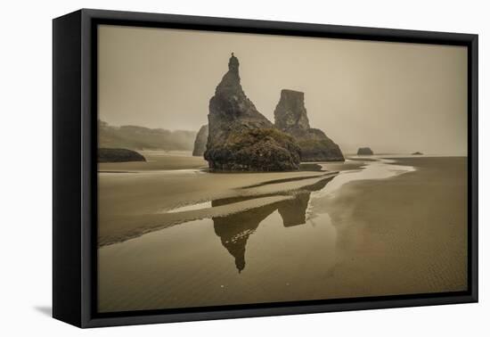 Bandon Beach, Oregon-John Ford-Framed Stretched Canvas