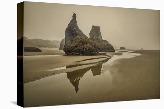 Bandon Beach, Oregon-John Ford-Stretched Canvas