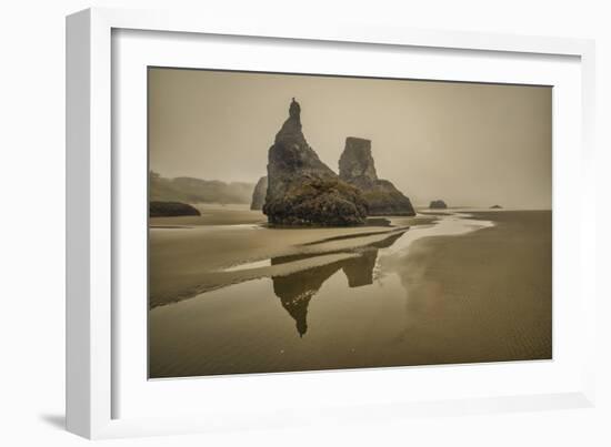 Bandon Beach, Oregon-John Ford-Framed Photographic Print