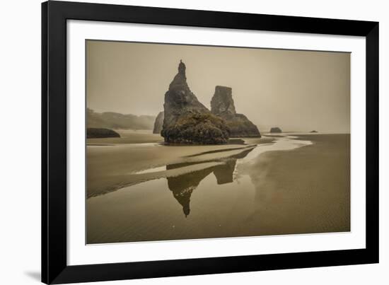 Bandon Beach, Oregon-John Ford-Framed Photographic Print