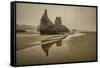 Bandon Beach, Oregon-John Ford-Framed Stretched Canvas