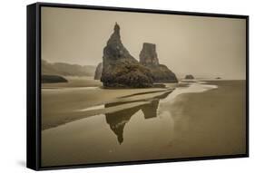 Bandon Beach, Oregon-John Ford-Framed Stretched Canvas