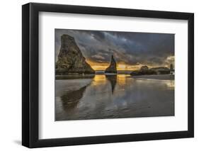 Bandon Beach, Oregon-John Ford-Framed Photographic Print