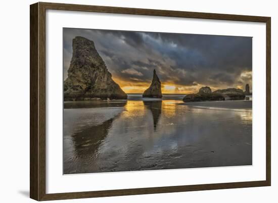 Bandon Beach, Oregon-John Ford-Framed Photographic Print