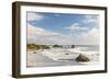 Bandon, Oregon, USA. Sea stacks and surf on Bandon Beach on the Oregon coast.-Emily Wilson-Framed Photographic Print