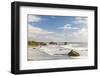 Bandon, Oregon, USA. Sea stacks and surf on Bandon Beach on the Oregon coast.-Emily Wilson-Framed Photographic Print