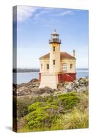 Bandon, Oregon, USA. The Coquille River Lighthouse on the Oregon coast.-Emily Wilson-Stretched Canvas
